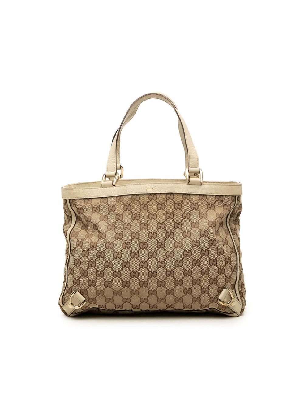 Gucci Gg Canvas Abbey D Ring Tote Pre- #367657G62B
